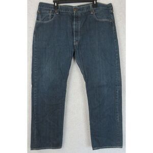 Mens Levis 501 XX Vintage‎ Blue Denim Jeans Pants Size 42x32 Straight Button Fly